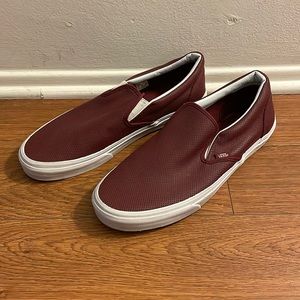 Vans Asher Slip On Perforated Sneaker